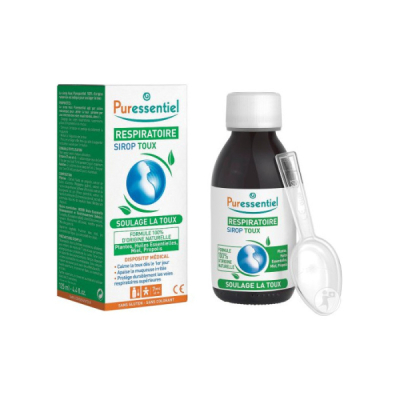 PURESSENTIEL - Respiratoir sirop toux 125 ml | UNIKA