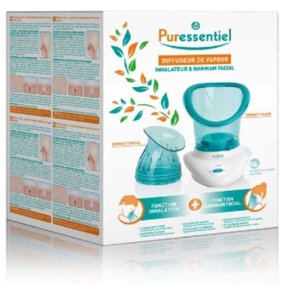PURESSENTIEL - Diffuseur de vapeur inhaleur et hamam facial