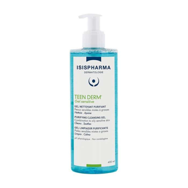 ISISPHARMA - Teen derm gel sensitive 400 ml