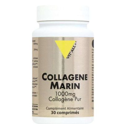 VIT'ALL+ - Collagene marin pur 1000mg 30 comprimes