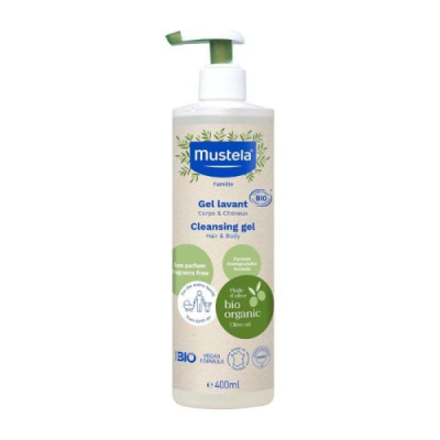 MUSTELA - Gel lavant corps et cheveux 400 ml | UNIKA