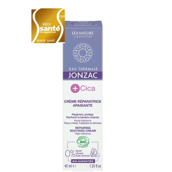 LEA NATURE - Eau thermale jonzac + cica creme reparatrice apaisante 40ml