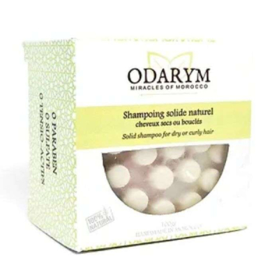 ODARYM - Shampooing solide naturel cheveux secs ou boucles 100 g