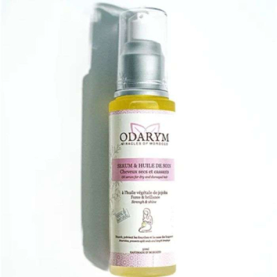 ODARYM - Serum et huile de soin cheveux secs et cassants a l'huile vegetale de jojoba 50 ml femme enceinte
