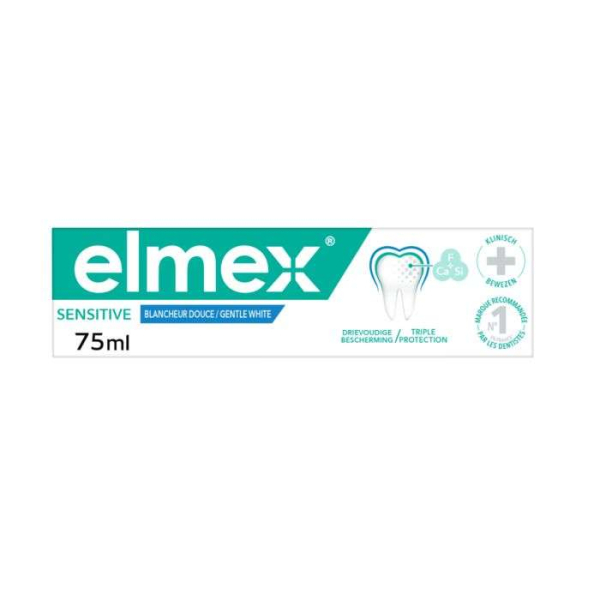 ELMEX - Dentifrice sensitive blancheur douce 75 ml