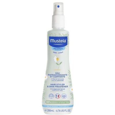 MUSTELA - Eau rafraichissante et coiffante 200ml sans alcool