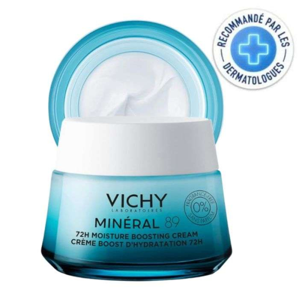 VICHY - Mineral 89 creme boost d'hydratation 72h legere 50 ml
