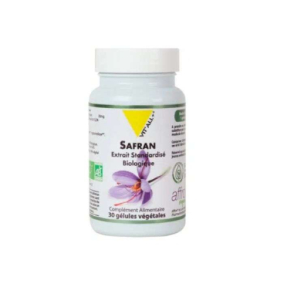 VIT'ALL+ - Safran 30 gelules vegetales | UNIKA