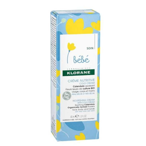KLORANE - Bebe creme nutritive cold creme 40 ml