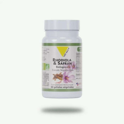 VIT'ALL+ - Rhodiola et safran 30 gelules vegetales | UNIKA