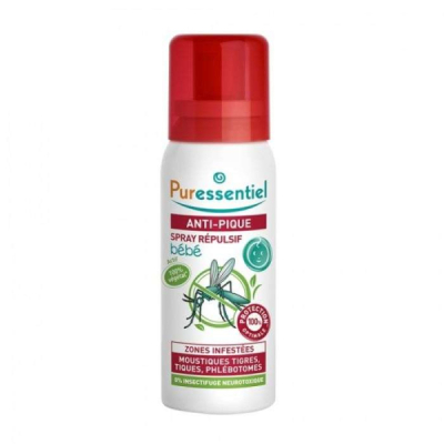 PURESSENTIEL - Anti pique spray repulsif bebe 60ml | UNIKA