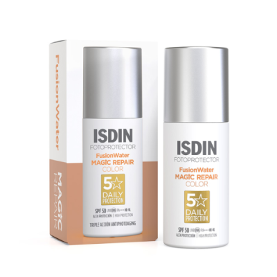 ISDIN - Fotoprotector fusion water magic repair color spf50 50ml