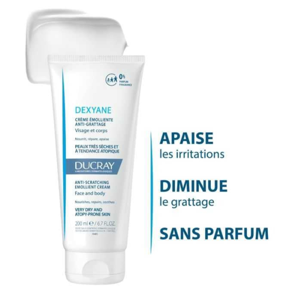 DUCRAY - Dexyane creme emolliente anti grattage 200 ml