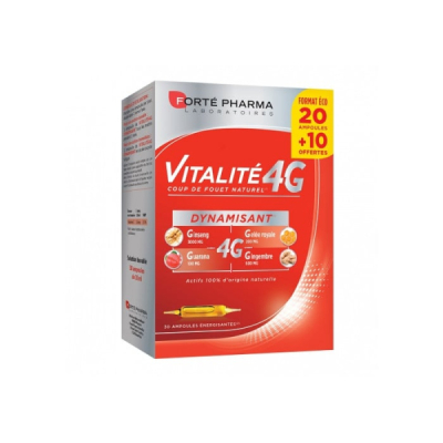 FORTE PHARMA - Vitalite 4g defenses 20 ampoules + 10